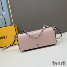 Fendi First Sight Pouch In Calf Leather Pink