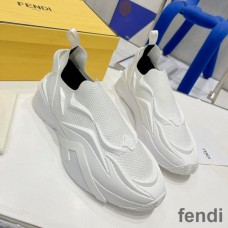 Fendi Flow Sneakers Unisex Mesh White
