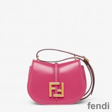 Fendi Mini C'mon Bag In Calf Leather Rose